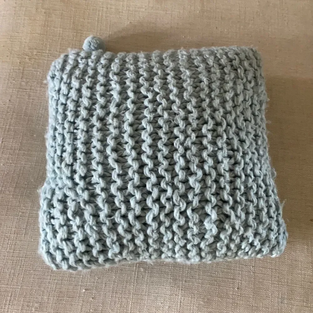 Anthropologie Chunky Cable Knit Pillow